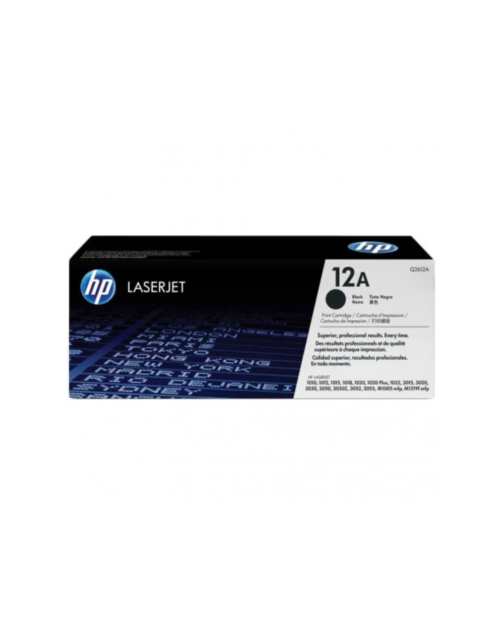 HP 12A Black Original LaserJet Toner Cartridge